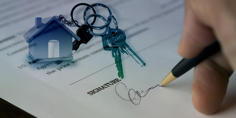 Real estate deal signature
